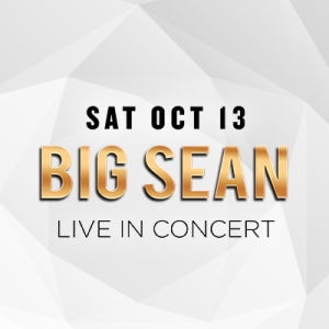 Big Sean, Saturday, October 13th, 2018