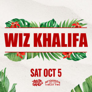 Wiz Khalifa, Saturday, October 5th, 2024