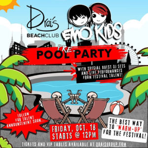 Emo Kids Pool Party, Friday, October 18th, 2024