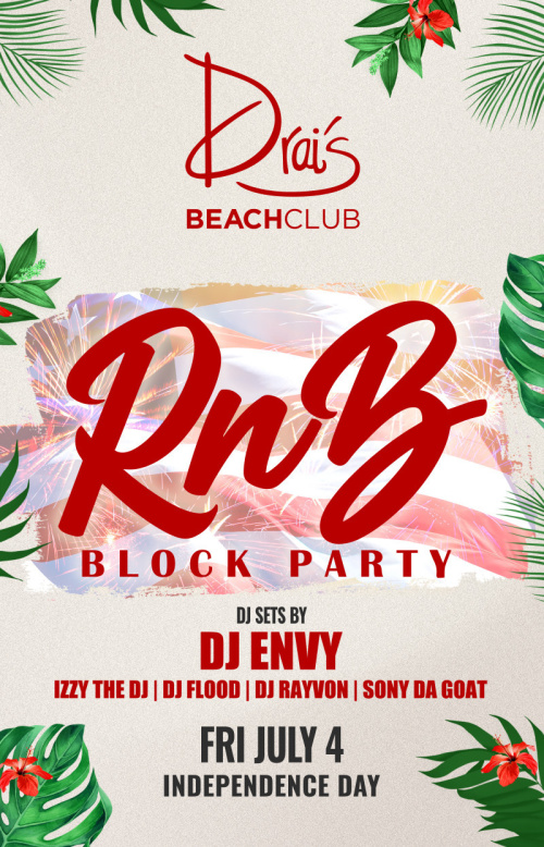 R&B Block Party - Flyer