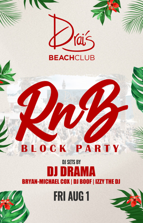 R&B Block Party - Flyer