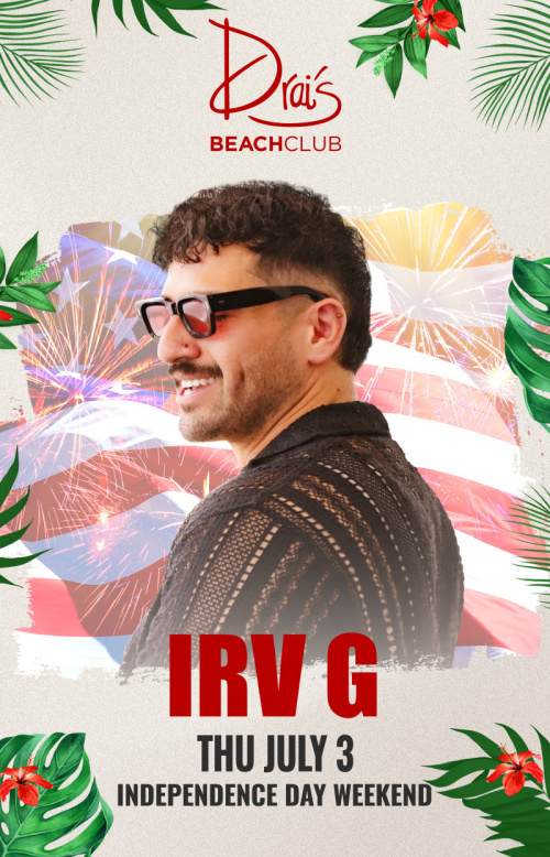 DJ IRV G - Flyer