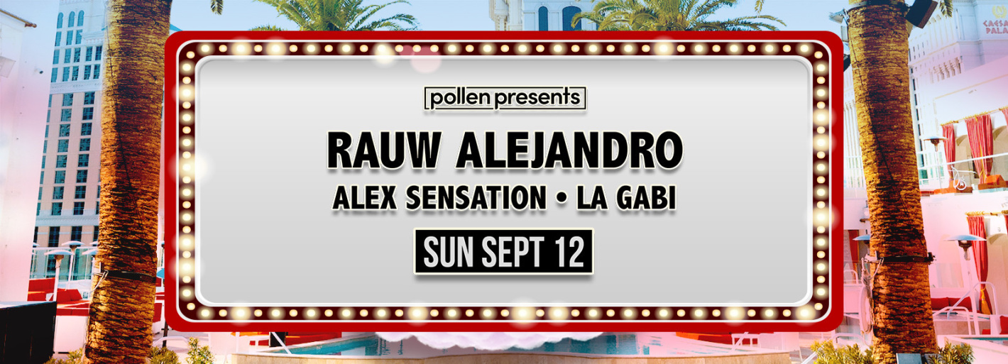 Pollen Presents Rauw Alejandro desk