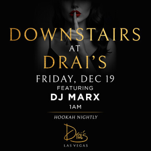 Downstairs with DJ Marx - Flyer