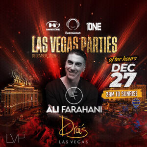 Flyer: LVP Party 2025 feat ALI FARAHANI