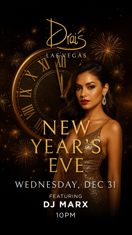 New Year's Eve with DJ Marx - Flyer