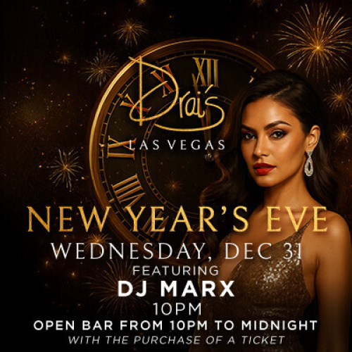 New Year's Eve with DJ Marx - Flyer