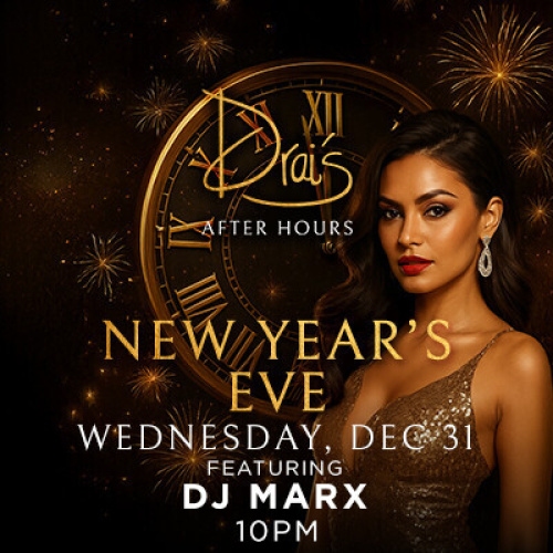 New Year's Eve with DJ Marx - Flyer