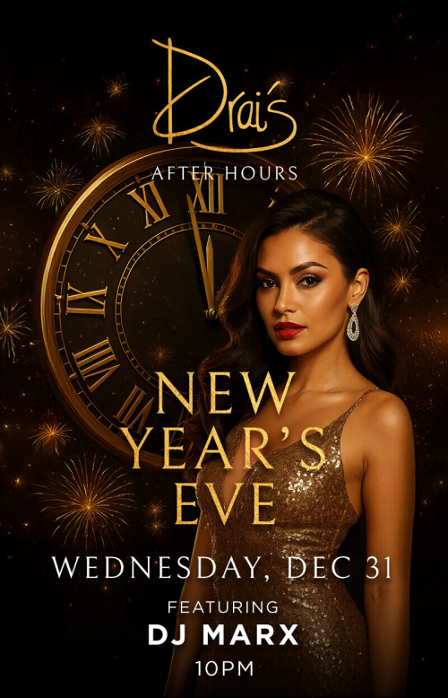 New Year's Eve with DJ Marx - Flyer