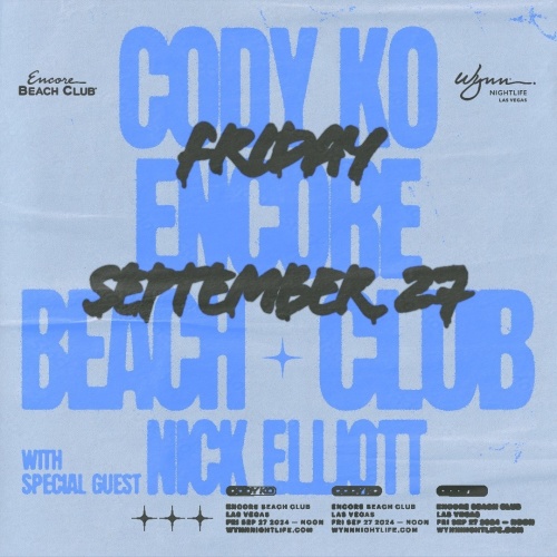 Cody Ko with Special Guest Nick Elliott - Encore Beach Club