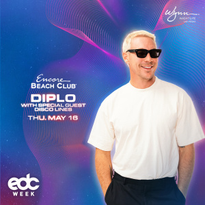 Flyer: Diplo with Special Guest Disco Lines