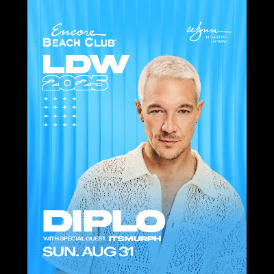 Diplo w/Special Guest ItsMurph, Sunday, August 31st, 2025