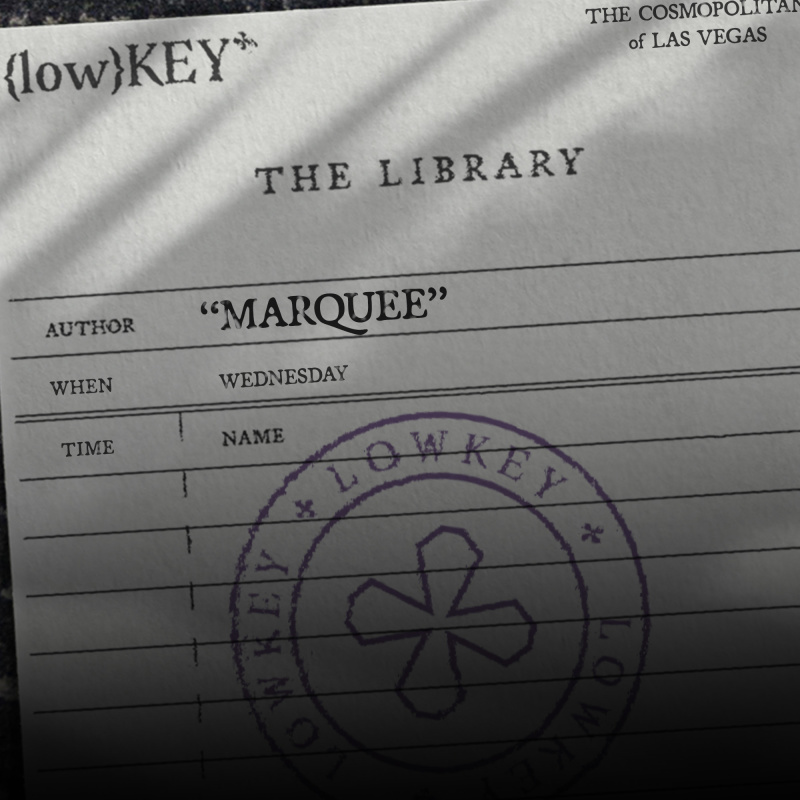 Sante Sansone - Lowkey in the Library on Wednesdays at Marquee Nightclub thumbnail