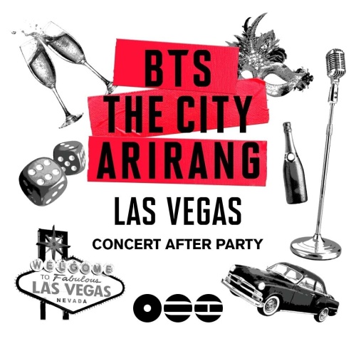 BTS The City Arirang Concert After Party - Flyer