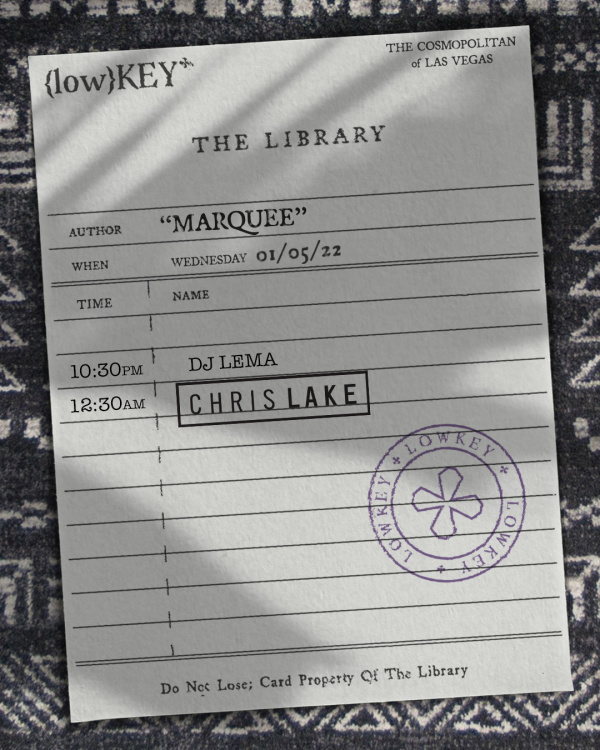 LowKey in the Library: at Marquee Nightclub thumbnail