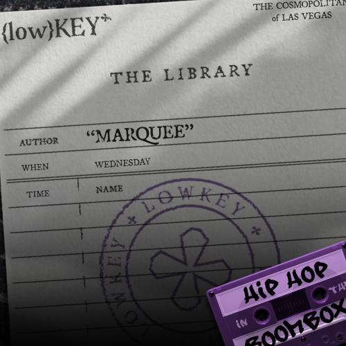 Flyer: Kashed - Lowkey in the Library on Wednesdays