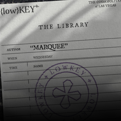 Flyer: Harry Romero - Lowkey in the Library on Wednesdays