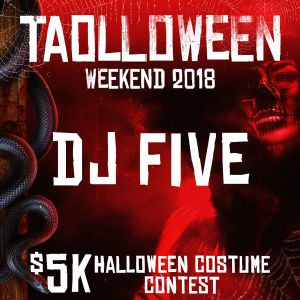 HALLOWEEN 2018 - DJ FIVE, Thursday, October 25th, 2018