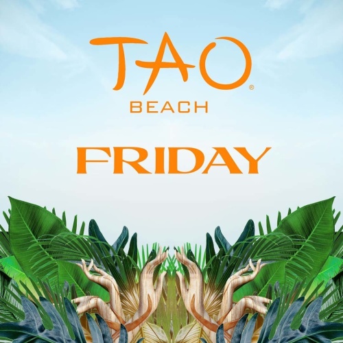 Flyer: TAO Beach Friday