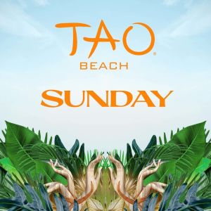 Flyer: TAO Beach Sunday
