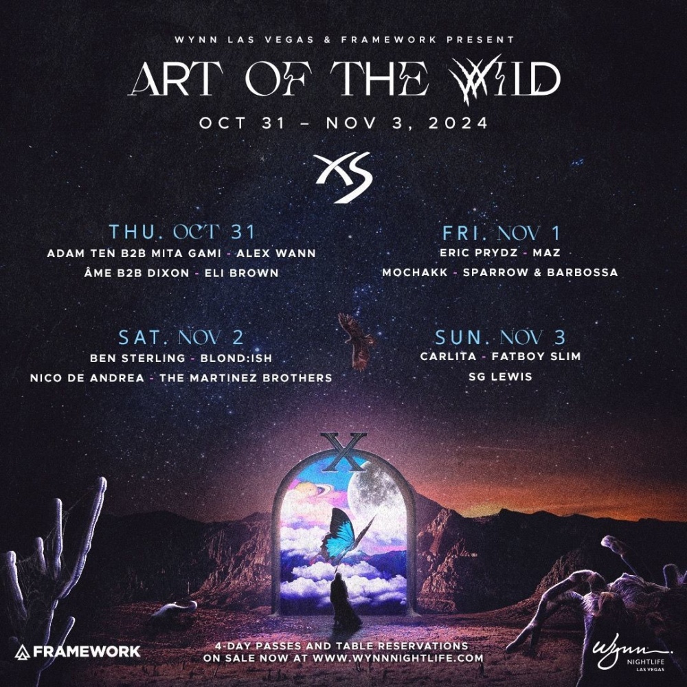 Art of The Wild - ERIC PRYDZ, MAZ, MOCHAKK, SPARROW & BARBOSSA at XS Nightclub Las Vegas thumbnail