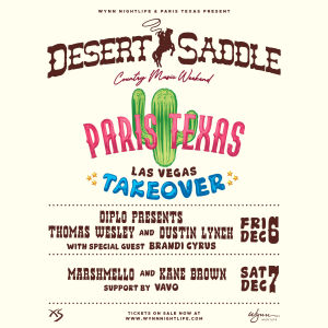 Desert Saddle: Marshmello & Kane Brown with support by VAVO, Saturday, December 7th, 2024