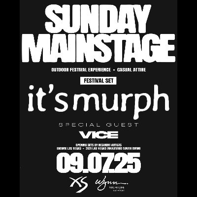 ItsMurph with Special Guest Vice, Sunday, September 7th, 2025