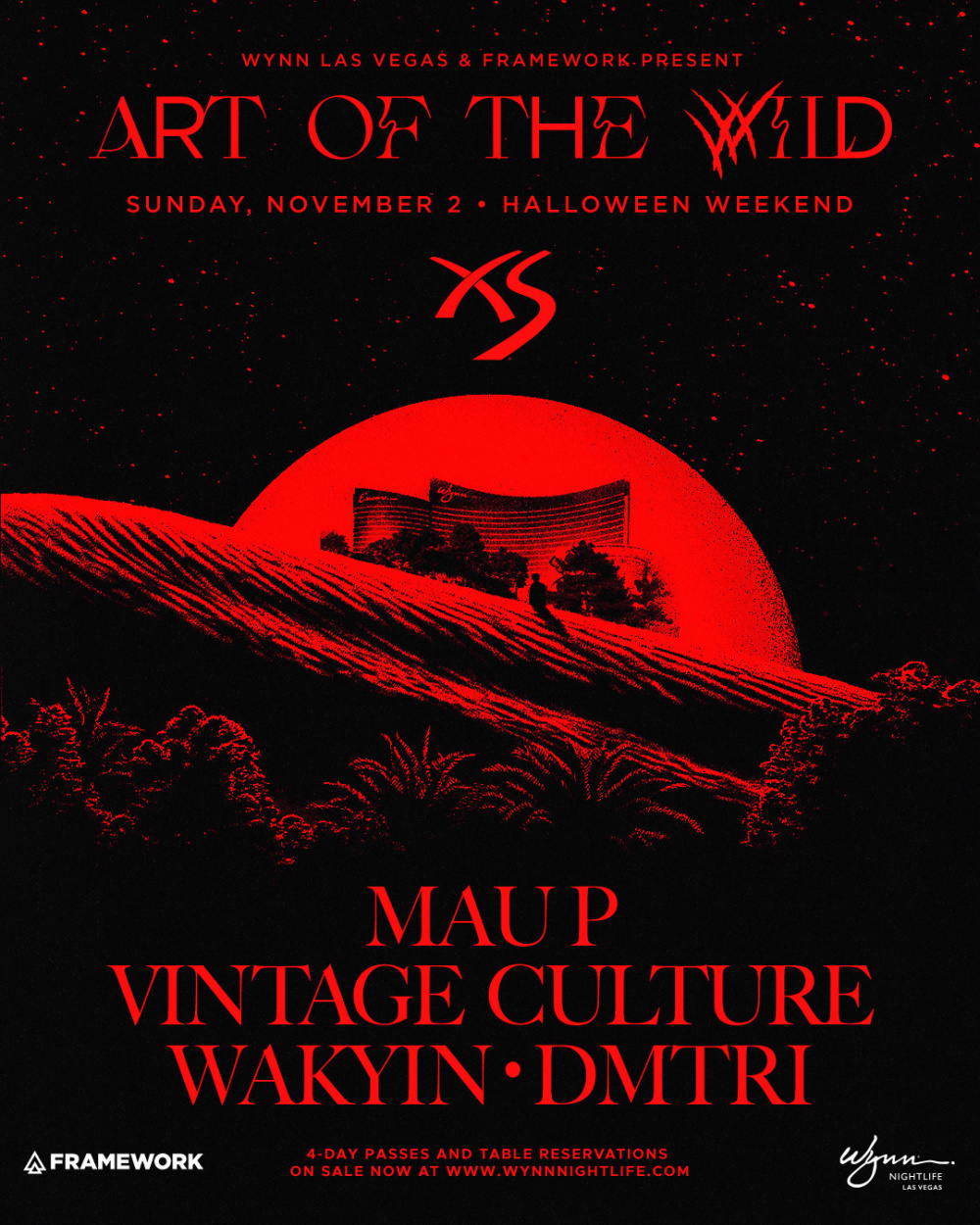 Art of The Wild at XS Nightclub Las Vegas thumbnail