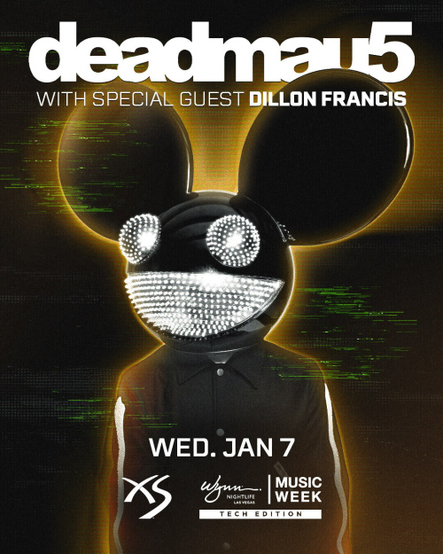 Deadmau5 with Special Guest Dillon Francis - Flyer