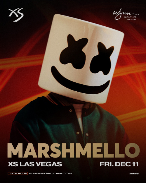 Marshmello at XS Nightclub