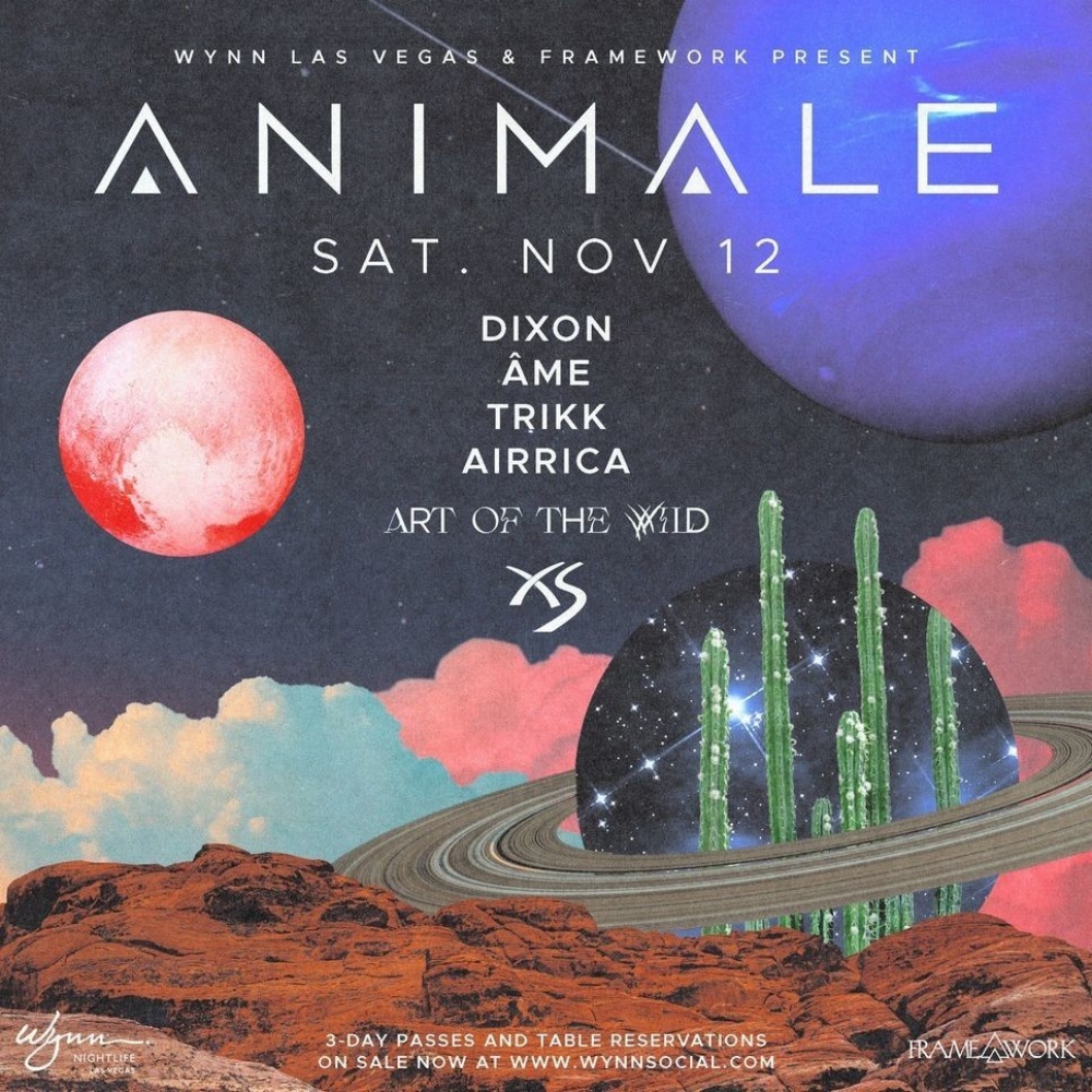 Animale - Dixon, Ame, Trikk, Airrica - Art of the Wild 3-Day Pass at XS Nightclub Las Vegas thumbnail