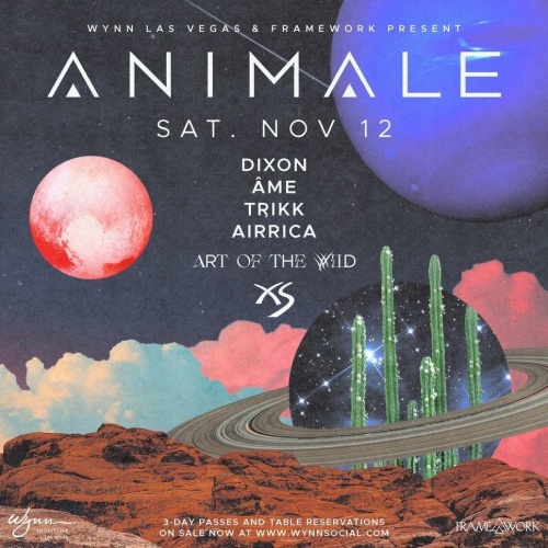 Animale - Dixon, Ame, Trikk, Airrica - Art of the Wild 3-Day Pass - XS Nightclub