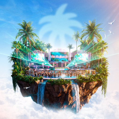 Palm Tree Beach Club Sunday - EDC Week - Flyer