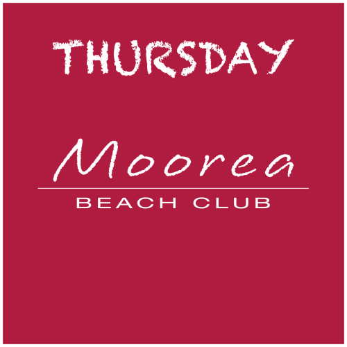 Weekdays at Moorea Beach - Flyer