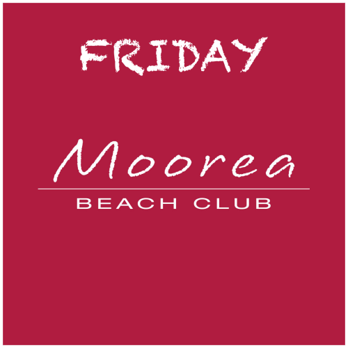 Weekends at Moorea Beach - Flyer