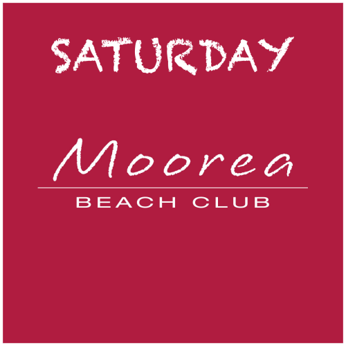 Weekends at Moorea Beach - Flyer