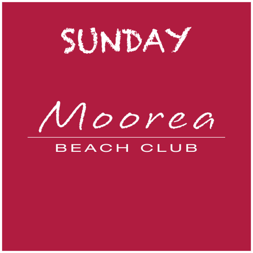 Weekends at Moorea Beach - Flyer