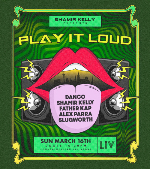 Play It Loud - Flyer