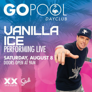 VANILLA ICE LIVE PERFORMANCE - event flyer