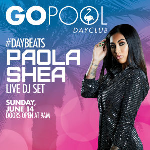 #SPLASHSUNDAZE FEATURING DJ PAOLA SHEA - event flyer