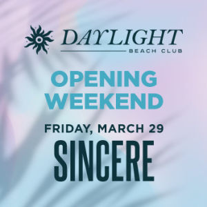 DJ SINCERE: DAYLIGHT FRIDAYS, Friday, March 29th, 2024