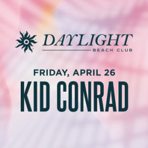 Flyer: DJ KID CONRAD: DAYLIGHT BEACH CLUB FRIDAYS
