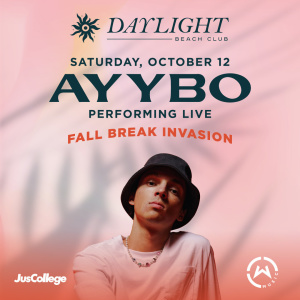 Flyer: DAYLIGHT SATURDAYS: AYYBO