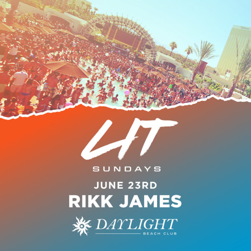 Flyer: LIT SUNDAYS: DJ RIKK JAMES