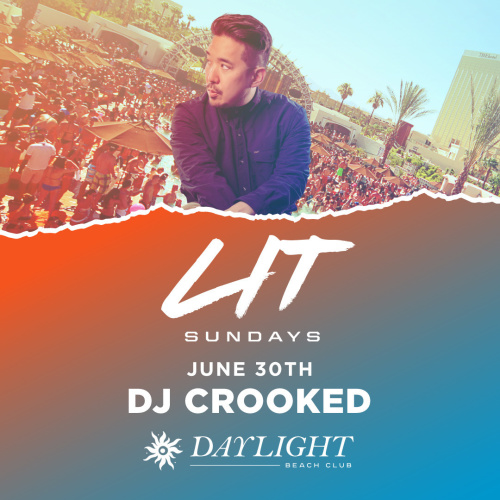 Flyer: LIT SUNDAYS: DJ CROOKED