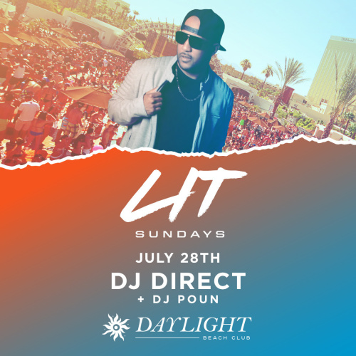 Flyer: LIT SUNDAYS: DJ DIRECT