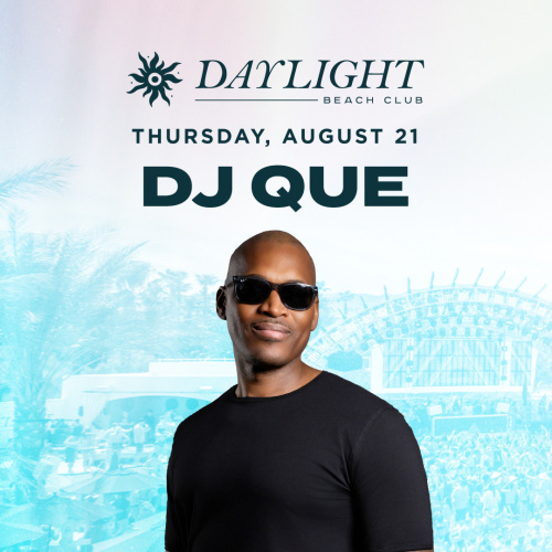 DJ QUE - Flyer