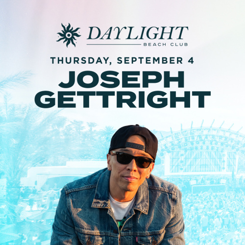 DJ JOSEPH GETTRIGHT - Flyer