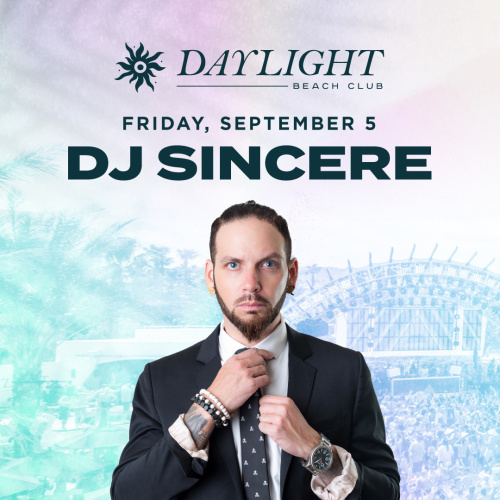 DJ SINCERE - Flyer