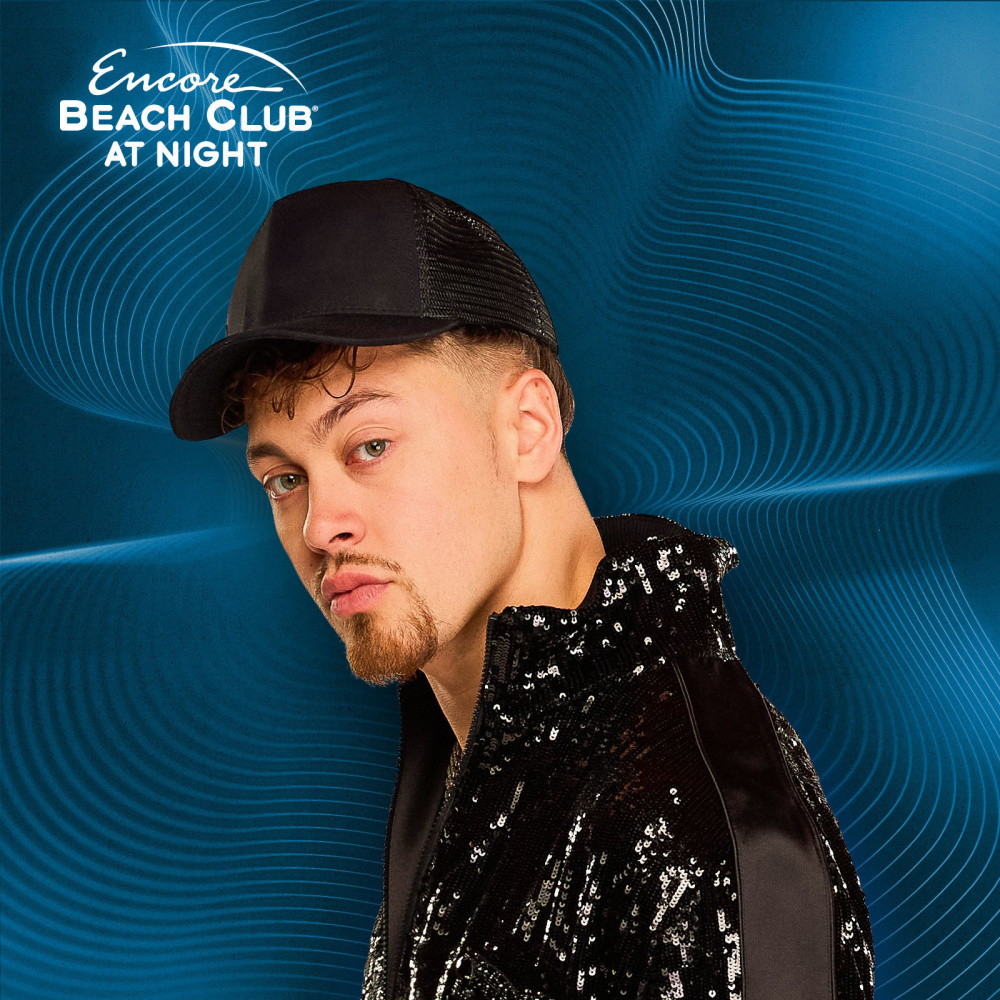 Acraze at Encore Beach Club At Night Las Vegas thumbnail